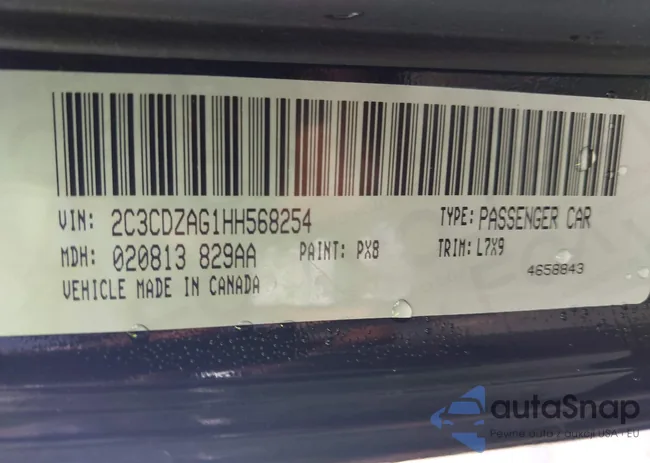 2C3CDZAG1HH568254: 42711324
