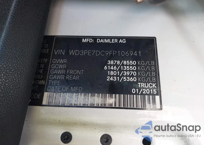 WD3PE7DC9FP106941: 42711614