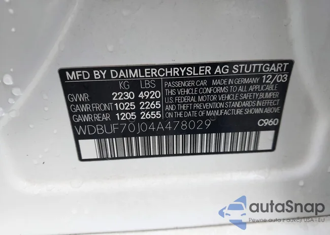 WDBUF70J04A478029: 42711769