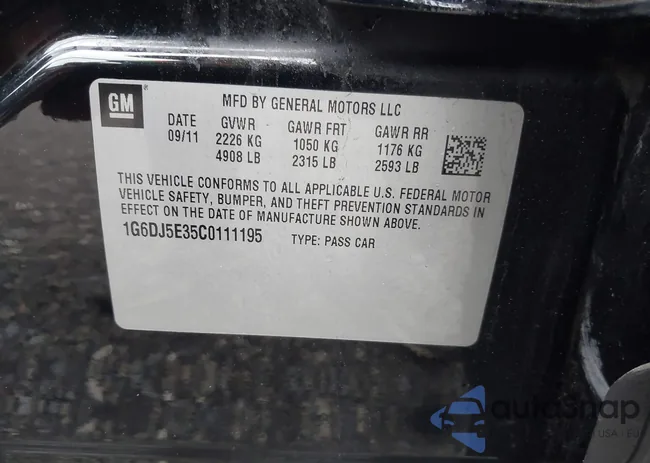 1G6DJ5E35C0111195: 42711157