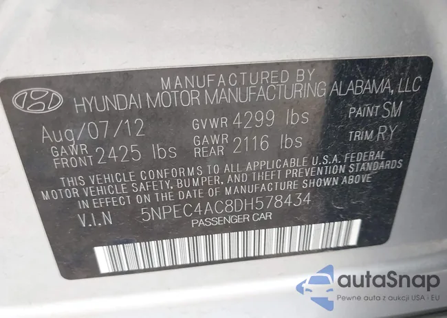 5NPEC4AC8DH578434: 42712246