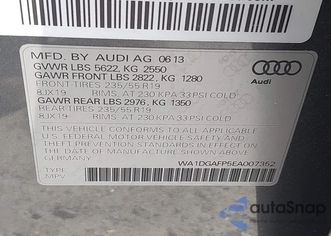 WA1DGAFP5EA007352: 42712251