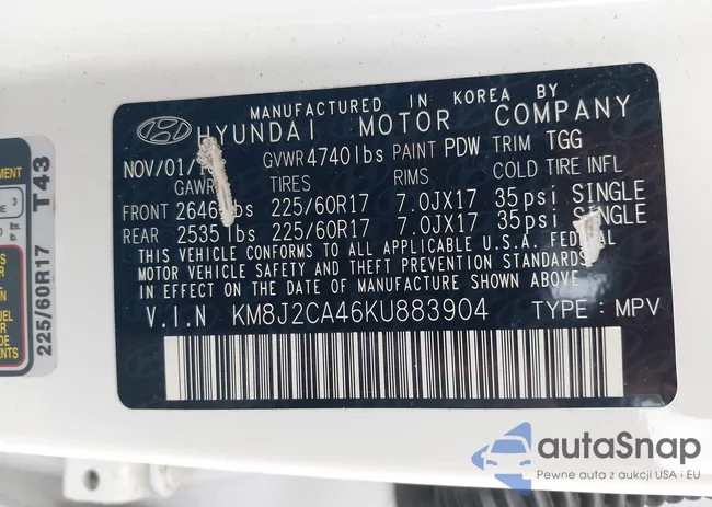 KM8J2CA46KU883904: 42712297