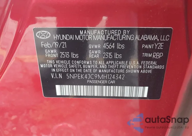 5NPEK4JC9MH124342: 42712395