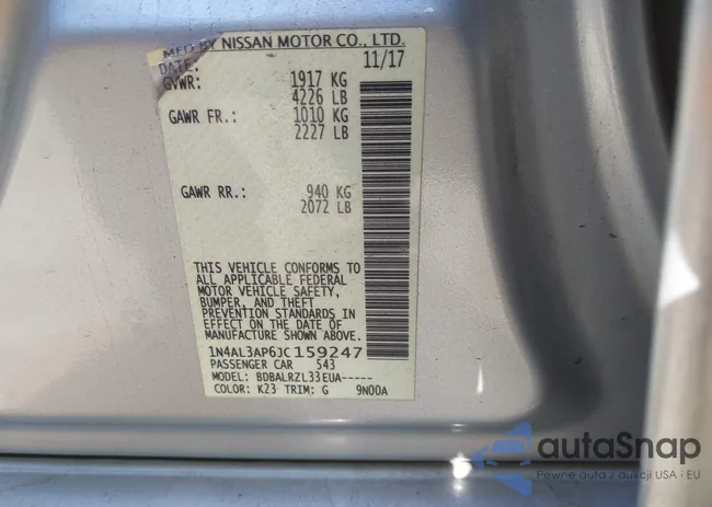 1N4AL3AP6JC159247: 42712485