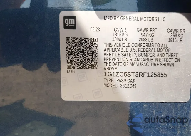 1G1ZC5ST3RF125855: 42712821