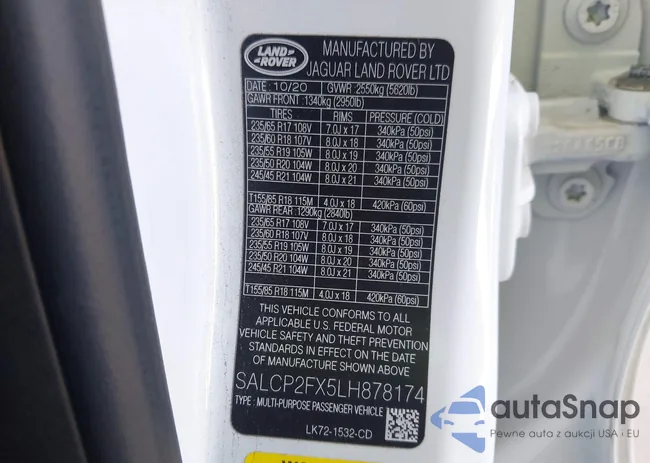 SALCP2FX5LH878174: 42711922