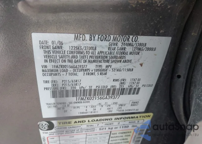 1FMZK02156GA39377: 42712056