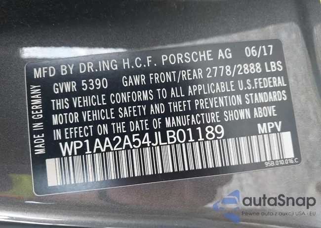 WP1AA2A54JLB01189: 42712218