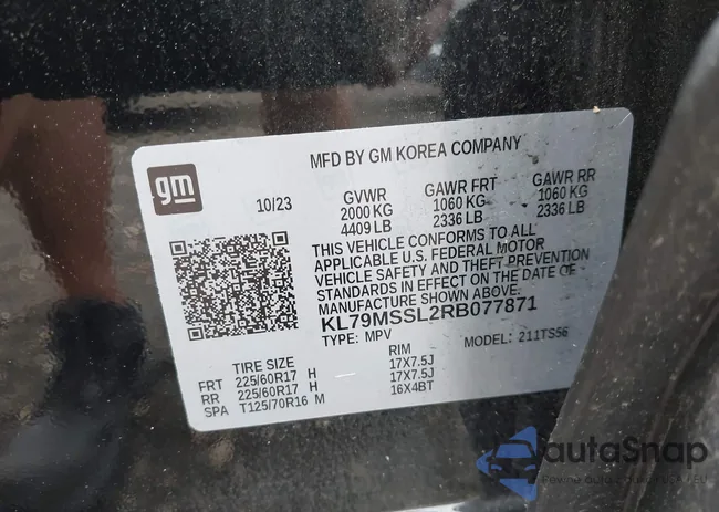 KL79MSSL2RB077871: 42713380