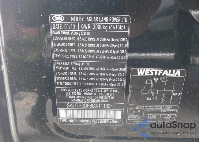 SALGS2DF8DA111004: 42713451