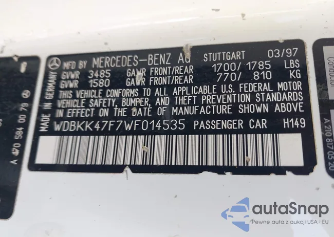 WDBKK47F7WF014535: 42713457