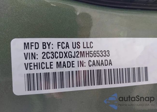 2C3CDXGJ2MH565333: 42713609