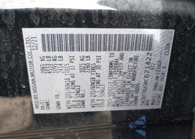 5N1BT3BA5RC671422: 42713693