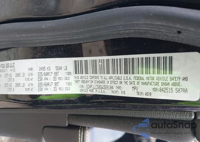 1C4PJLCS8GW320104: 42713711