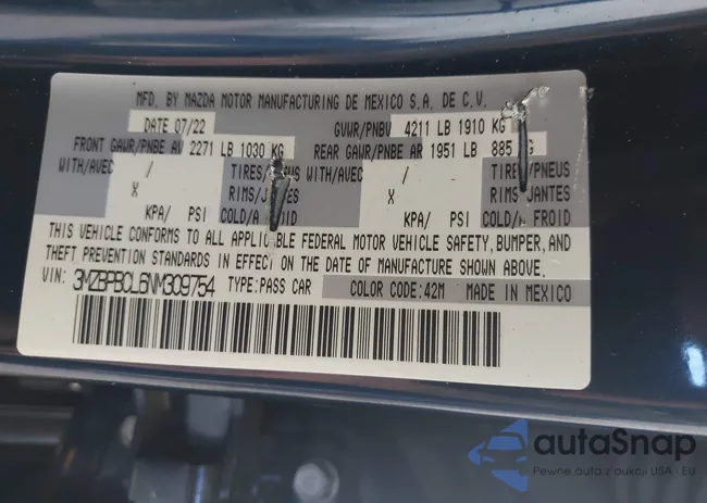 3MZBPBCL6NM309754: 42714250