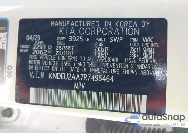 KNDEU2AA7R7496464: 42714806