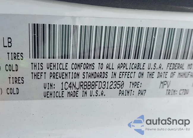 1C4NJRBB8FD312350: 42713831