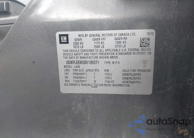 2GNFLEEK0D6186071: 42714189