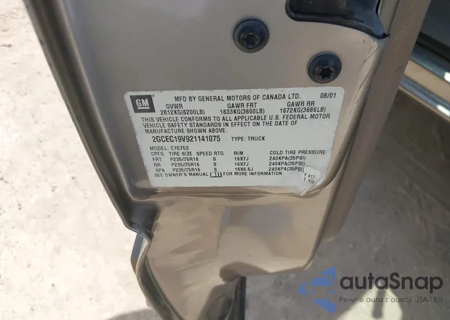 2GCEC19V921141075: 42715328