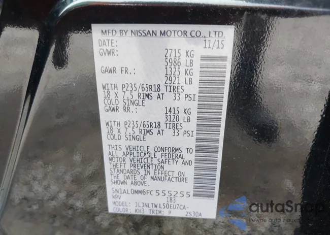 5N1AL0MM6FC555255: 42715456