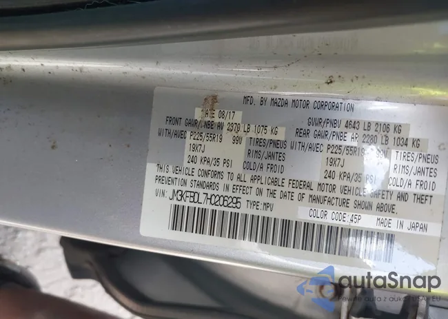 JM3KFBDL7H0206295: 42715523