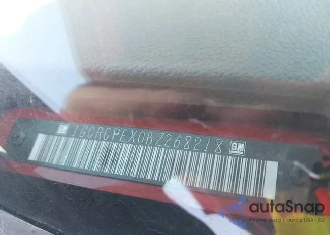 1GCRCPEX0BZ268218: 42715541