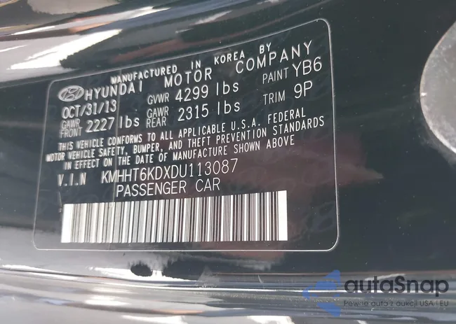 KMHHT6KDXDU113087: 42715554