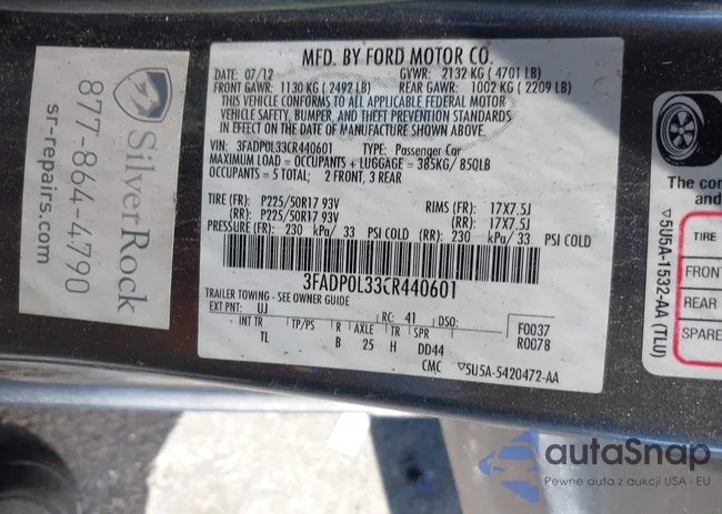 3FADP0L33CR440601: 42715654