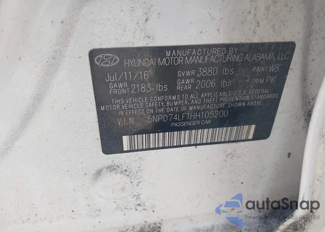 5NPD74LF1HH105200: 42715226