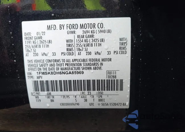 1FMSK8DH6NGA85969: 42716286