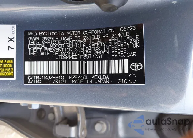 JTDB4MEE1P3013731: 42716628