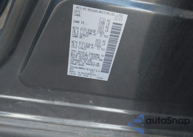 5N1AR2MM6EC650715: 42716719