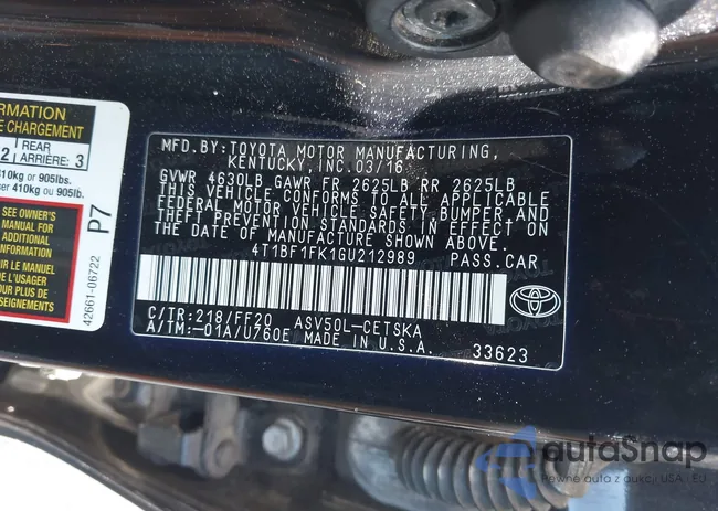 4T1BF1FK1GU212989: 42715882