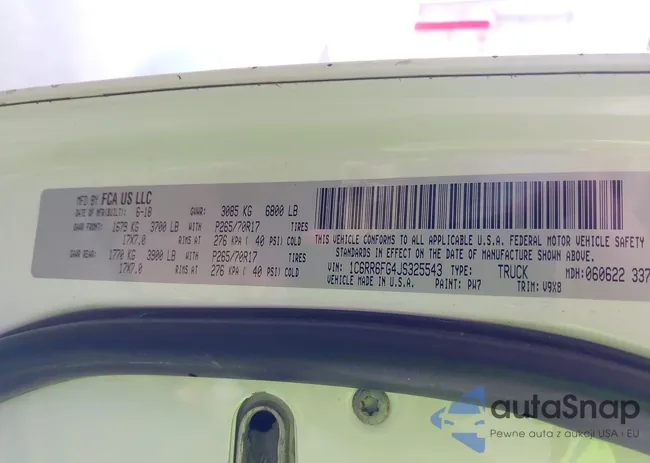 1C6RR6FG4JS325543: 42715947