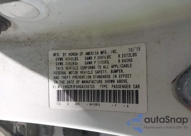 1HGCR3F84GA008755: 42716057