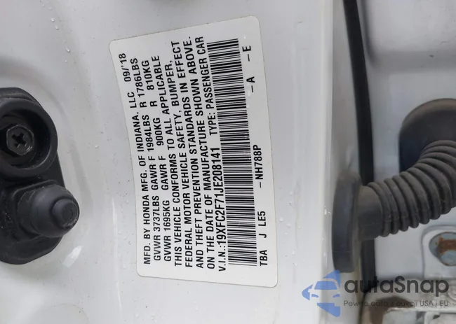 19XFC2F71JE208141: 42716111