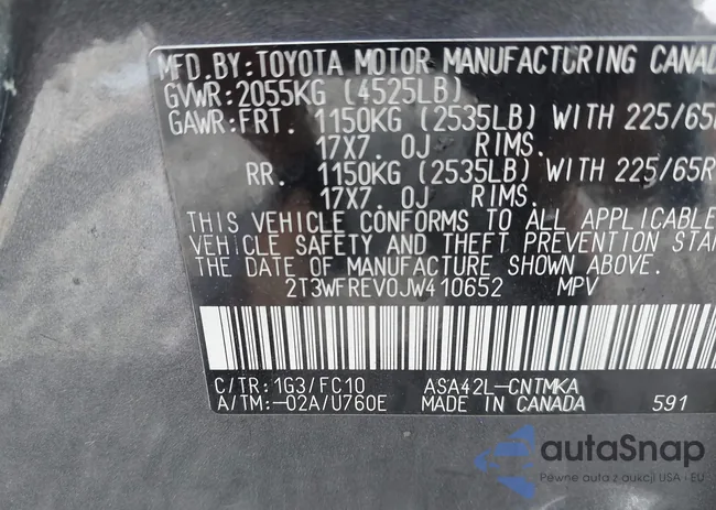 2T3WFREV0JW410652: 42716141