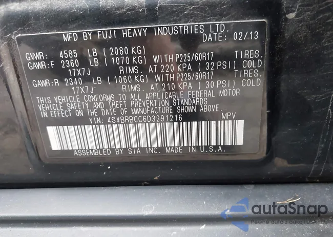 4S4BRBCC6D3291216: 42717201