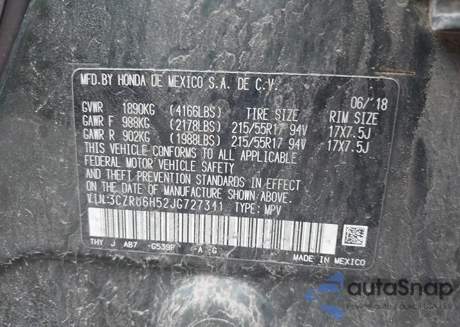 3CZRU6H52JG727341: 42717212