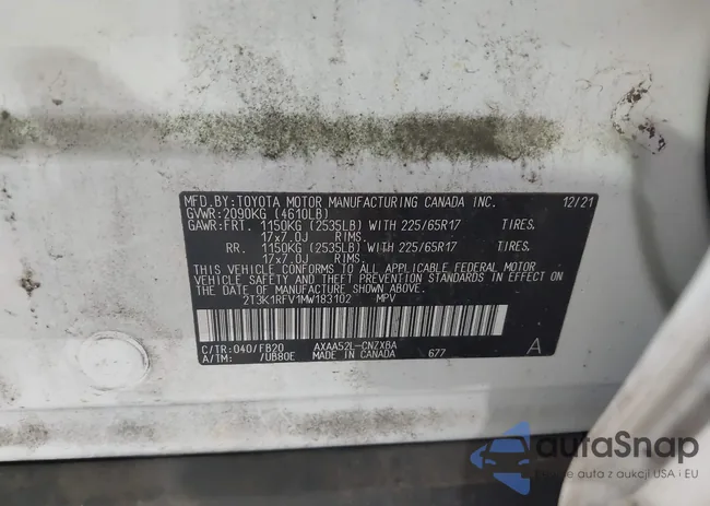 2T3K1RFV1MW183102: 42717251