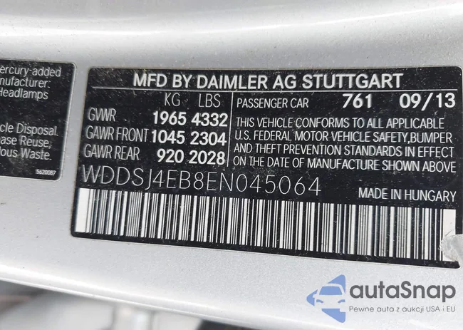 WDDSJ4EB8EN045064: 42717372