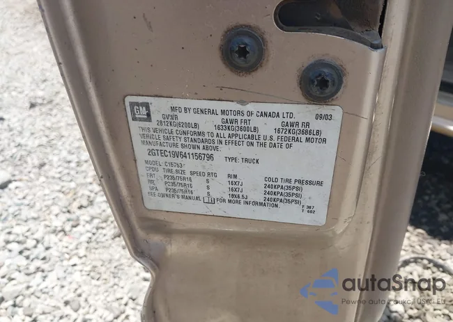 2GTEC19V641156796: 42717457