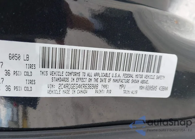 2C4RDGEG4KR636908: 42717534