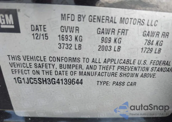 1G1JC5SH3G4139644: 42717622