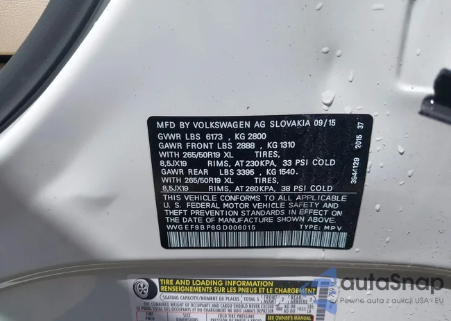 WVGEF9BP6GD006015: 42717727