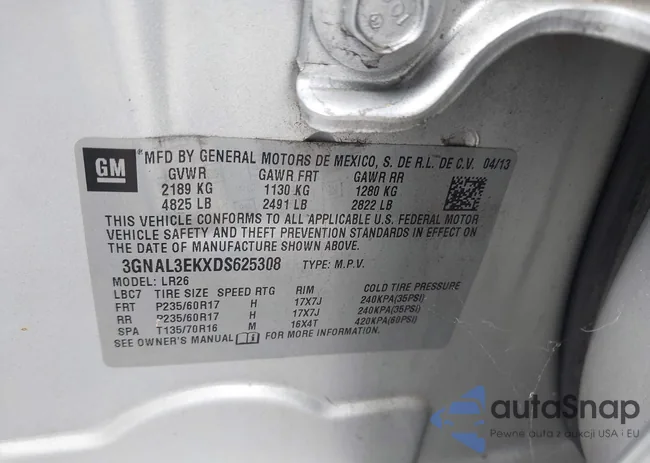 3GNAL3EKXDS625308: 42717769