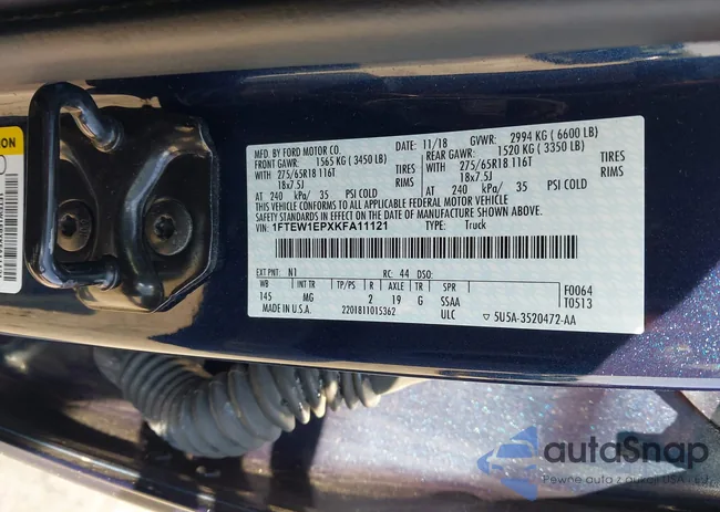 1FTEW1EPXKFA11121: 42716865