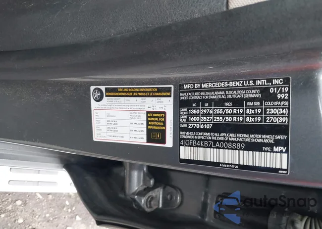 4JGFB4KB7LA008889: 42716945