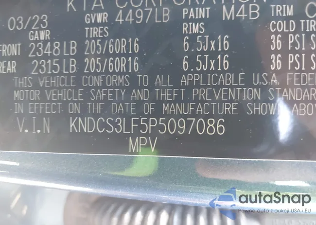 KNDCS3LF5P5097086: 42717091